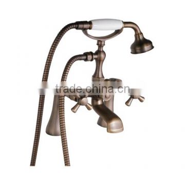 Antique brass bath mixer faucet