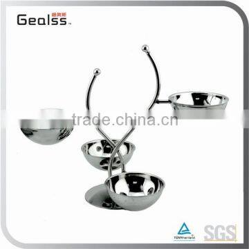 Bar Accessory Artistic Stainless Steel Refreshment Tray