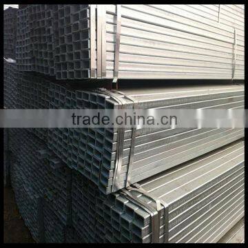 China factory Pre galvanized square steel pipe