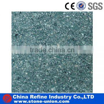 green porphyry flamed floor tiles