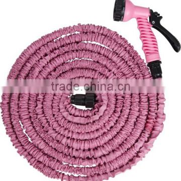 promotion plastic cheap price pink magic hose with pink center nozzle