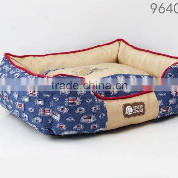 Good pet product cheap price hot sell high quality hole cowboy washable Low MOQ of navigation pet bed from Rosey Form