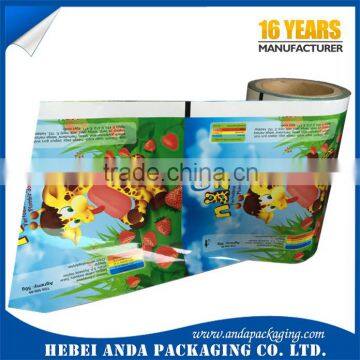 Gravure Printing Ice Cream Packaging Film for High Speed Packing Machine/Popsicle Packaging Bag/Plastic Popsicle Wrapper                        
                                                Quality Choice
