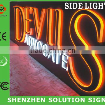 waterproof 3d letter led acrylic sign