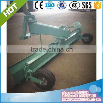 Adjustable farm equipment land leveller