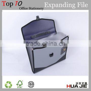 Hot Stationery 12 Pockets Plastic Expanding File Folders
