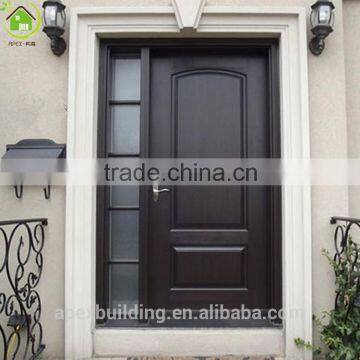 modern apartment wooden door paint front entry door with sidelite