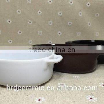 Stocked White Ceramic Sauce Boat/ceramic Gravy Boat photo-3