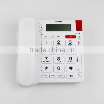 Hot sale white color wall mountable door telephone