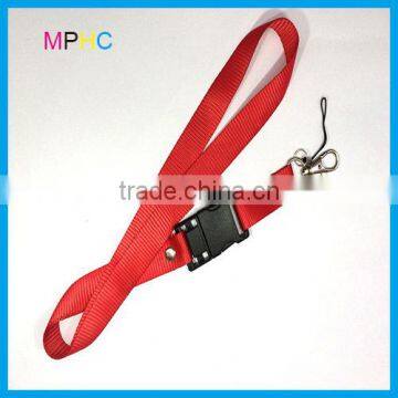 Advertising Durable Decorative Key Neck Strap with cell phone clip