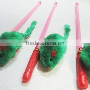 Dangler Mouse Cat Toys With Plastic Pole