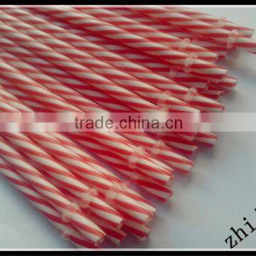 230mm Length Striped Drinking Straw for Party