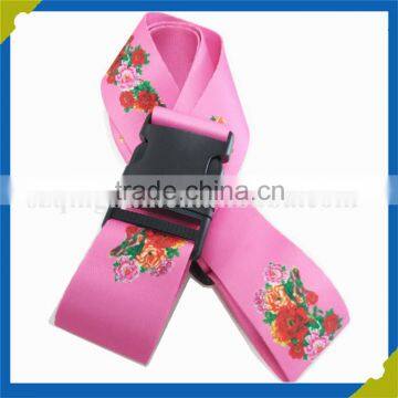 Custom Durable Travel Luggage Strap/ Polyester Luggage Belt/ Luggage Accessory