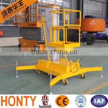 lightweight aluminum roll up folding table/hydraulic lift table with roller