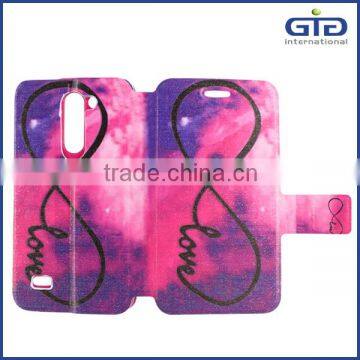 [GGIT] OEM Double Sides Printed Silicon and PU Leather for LG Mobile Phone Cover photo-3