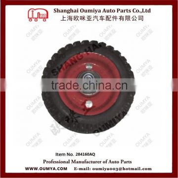 High strength anti-corrosion galvanize Trailer jack with rubber wheel 284160AQ