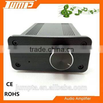 High quality aluminum enclosure 20W power audio mini desktop amplifier