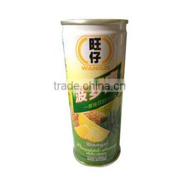 Empty Round Slim Soft Drink Tin Cans
