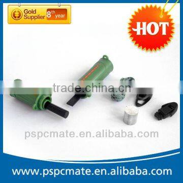 Multifunctional Flint Stone With LED Torch,Whistle, Mirror, Compass