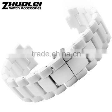 22*11|19*9mm High Quality Ceramic Watch Bracelet for Men's and Women's With Stainless Steel Buckle Wholesale 3PCS photo-3
