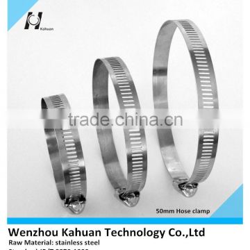 50MM American style stainless steel hose clamp