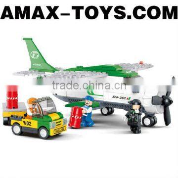 bd-7530362 children building block transport plane plastic intelligent building block 251pcs