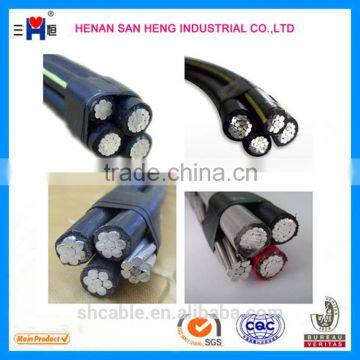 ABC aluminum conductor xlpe insulation aerial bunded abc cable