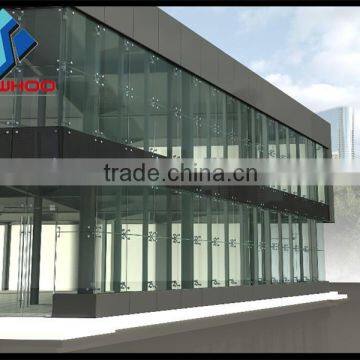 Cheap light steel frame sandwich panel show room