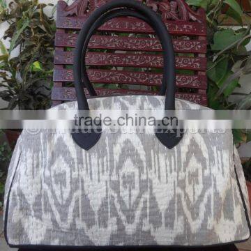 Ikat Print Kantha Hand Bag