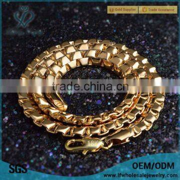 Simple Fashion 18k Gold Necklace Designs in 16 Grams 40 Grams