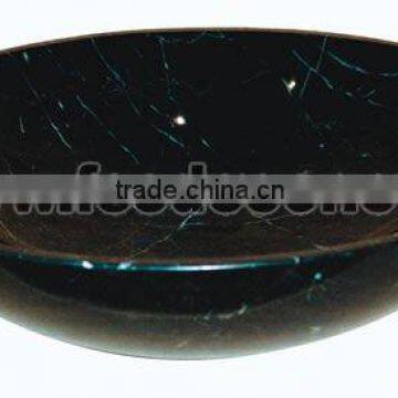 Round Marble natural style Stone bathroom wash basin(FSE-STS-054M)