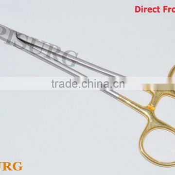 Mayo Ryder Needle Holder TC Half Gold Plated 18 cm, Dental Surgical Instruments