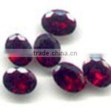 Red Garnet Oval Cut Gem Stone