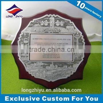 Top sell wood shield trophies and awards China manufacturer wholesale