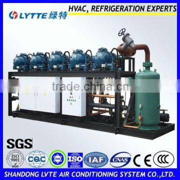 JZHLG Series Middle Temperature Air Cooled Compressor Racks (With Hanbell Screw Compressor)