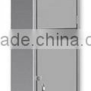Metal locker cabinet with doors for storage