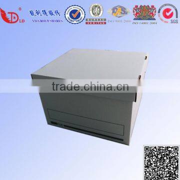 Custom bank file white outside carton box with good quality