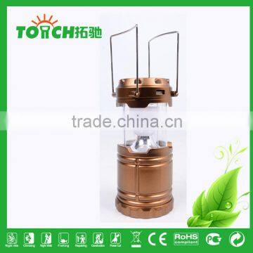 Flashlight Manufacturer Plastic Solar Rechargeable Camp Light Long Working Hour 3*AAA Battery Tent Lamp Emergency Lantern photo-2