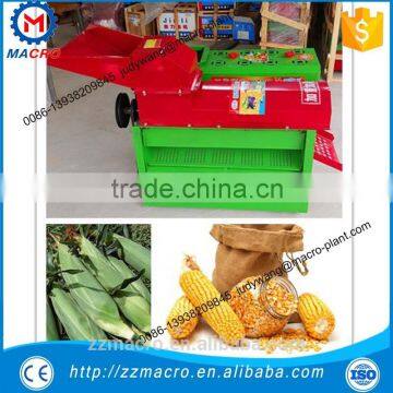 Maize corn threshing machine with diesel engine motor