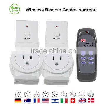 Smart Wireless Remote Control Socket Switches US Plug K09 2+1