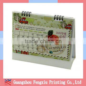 Offset Printing 2016 New Design Spiral Binding Paper Custom Table Calendar Wholesale photo-4