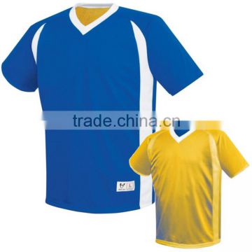 100%polyester OEM reversible football uniform,psg football shirt