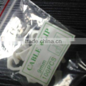 supply nail wire clips/nail cable clips/nail cable clamps 27mm