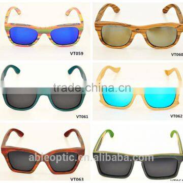 wholesale 2016 color UV400 lens quality bamboo wooden polarized sunglasses sun shade glasses                        
                                                                                Supplier's Choice