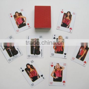 Girls With Adult Playing Cards