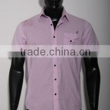 Pure Cotton Short Sleeve Men's Casual shirt