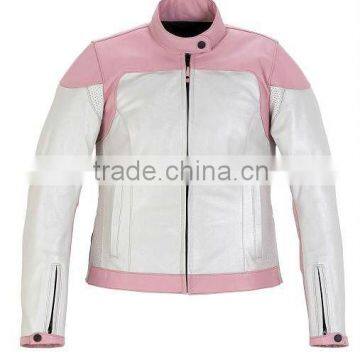 Ladies Professional Leather Motorbike Jacket