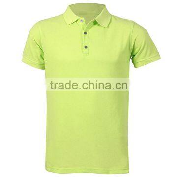 Mens Three Button Short Sleeve Polo Shirts