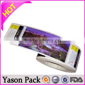 Yason transparent printing custom logo printed sticker & die cut stickers cheapest waterproof