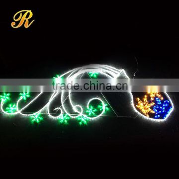 Outdoor LED decorative street of christmas lights